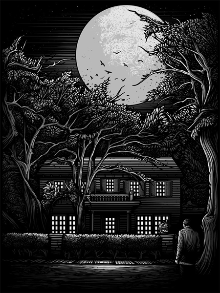 The Night He Came Home (Variant Edition), Art Print by Dan Mumford