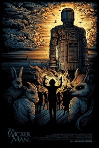 The WIcker Man Movie Variant Edition Poster by Dan Mumford