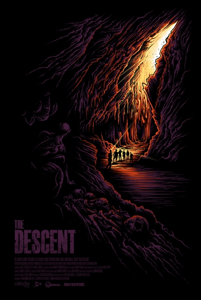 The Descent Movie Variant Edition Poster by Dan Mumford