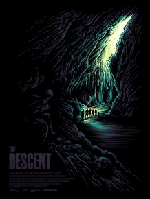 The Descent Movie Poster by Dan Mumford