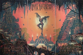 Dave Matthews Concert Poster by Luke Martin