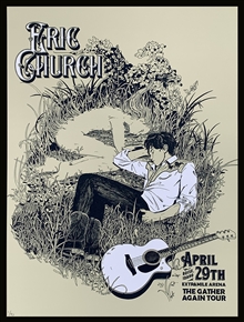 Eric Church Concert Poster by Yin Shian Ng