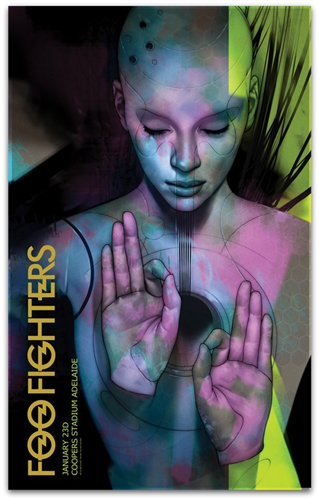 Foo Fighter Poster by Ben Oliver