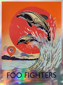 Foo Fighters Concert Poster by Chris Thornley