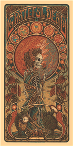 Grateful Dead Concert Poster by Luke Martin