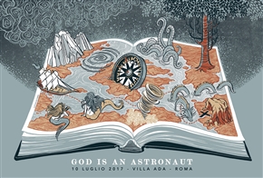 God Is An Astronaut Concert Poster by Sabrina Gabrielli