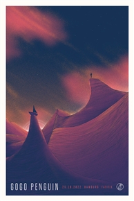 GoGo Penguin Concert Poster by Alex Hanke