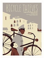 The Bicycle Thieves (Ladri Di Biciclette) Movie Poster by Iker Ayestaran