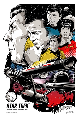 Star Trek 'To Boldly Go' Poster