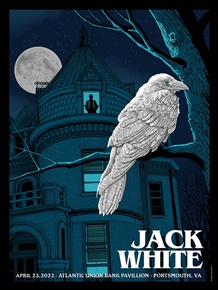 Jack White Concert Poster by Pat Hamou