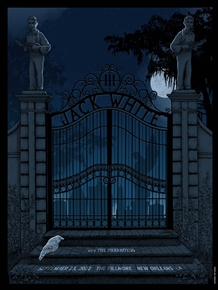 Jack White Concert Poster by Pat Hamou