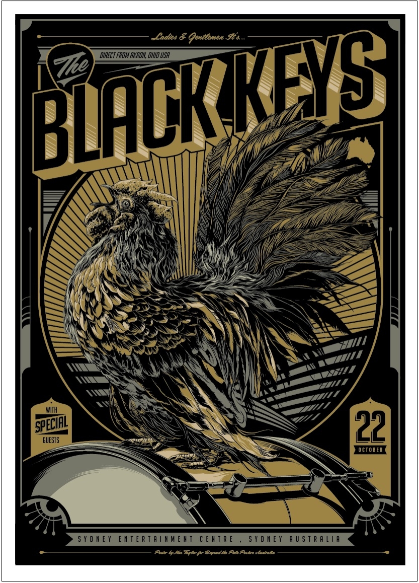 The Black Keys Concert Poster