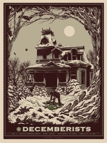 The Decemberists Concert Poster by Ken Taylor