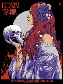 Florence And The Machine Concert Poster Ken Taylor