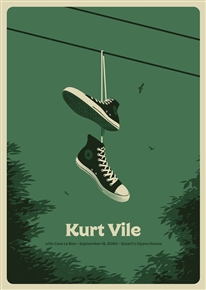 Kurt Vile Concert Poster by Simon Marchner
