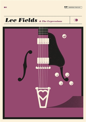Lee Fields Concert Poster by Simon Marchner
