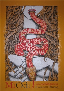 Miodi Rock Festival 2011 Poster by Malleus