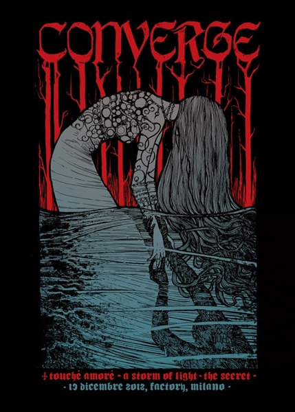 Converge Concert Poster by Malleus