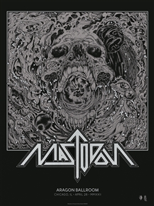 Mastodon Concert Poster by Richey Beckett