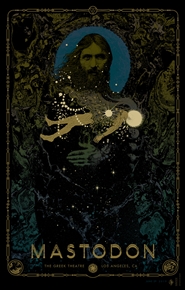 Mastodon Concert Poster by Richey Beckett