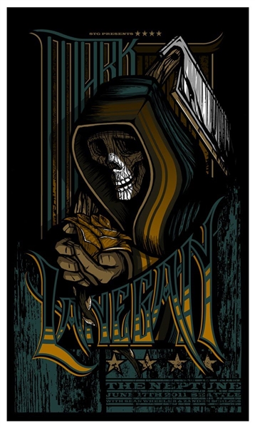 Mark Lanegan Concert Poster by Brad Klausen