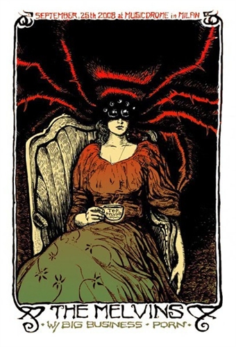 The Melvins Concert Poster by Malleus
