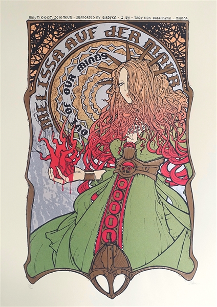 Melissa Auf der Maur Concert Poster by Malleus