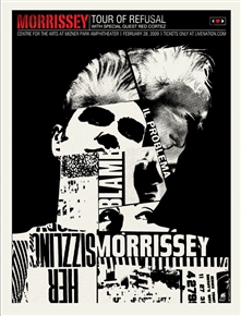 Morrissey Concert Poster by Methane Studios