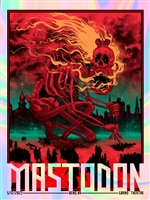 Mastodon Concert Poster by Nikita Kaun