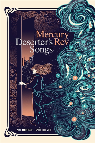 Mercury Rev Concert Poster by Sabrina Gabrielli