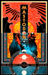 Mastodon Concert Poster by Matt Taylor