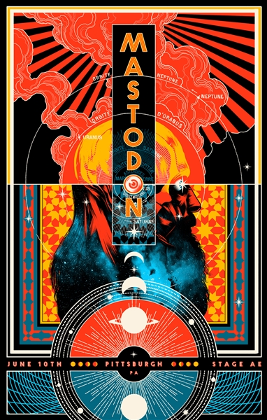 Mastodon Concert Poster by Matt Taylor