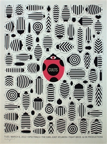 Cults Concert Poster