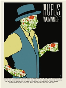 Rufus Wainwright Concert Poster by Methane Studios