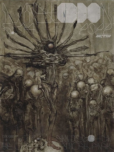 Mastodon Concert Poster by Allen Williams