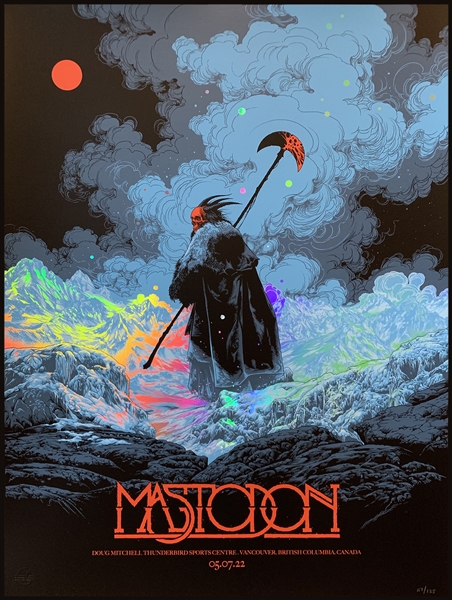 Mastodon Concert Poster by Ken Taylor