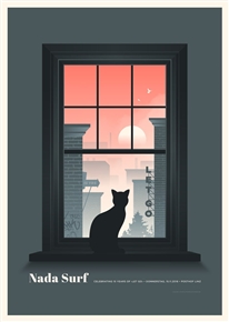 Nada Surf Concert Poster by Simon Marchner