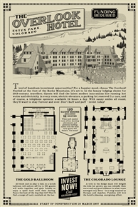 The Overlook Hotel poster by Pascal Witaszek