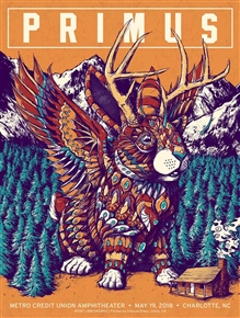 Primus Concert Poster by Bioworkz