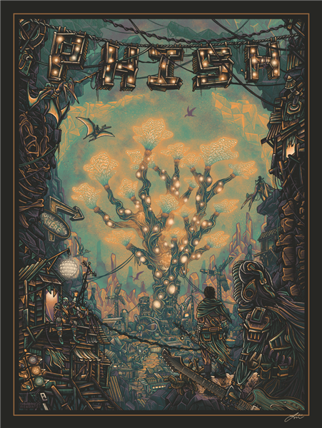 Phish Concert Poster by Luke Martin