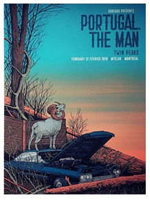Portugal. The Man Concert Poster by Pat Hamou