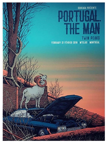 Portugal. The Man Concert Poster by Pat Hamou