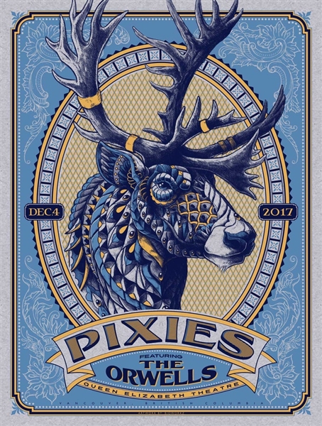 Pixies Concert Poster by Bioworkz