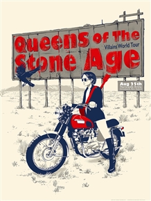 Queens Of The Stone Age Concert Poster by Chris Thornley
