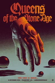 Queens Of The Stone Age Concert Poster by Max LÃ¶ffler