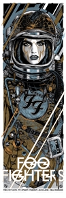 Foo Fighters Concert Poster by Rhys Cooper