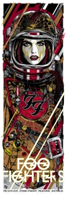 Foo Fighters Concert Poster by Rhys Cooper