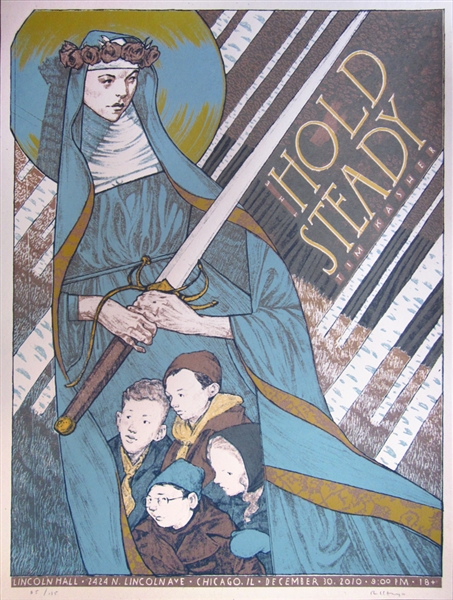 The Hold Steady Concert Poster by Rich Kelly