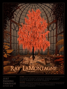 Ray LaMontagne Concert Poster by Nicholas Moegly