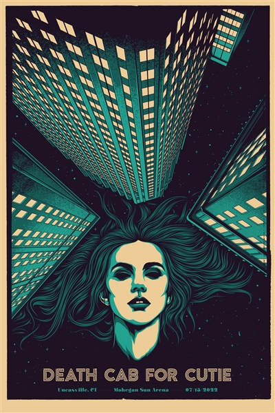 Death Cab For Cutie Concert Poster by Simon Berndt